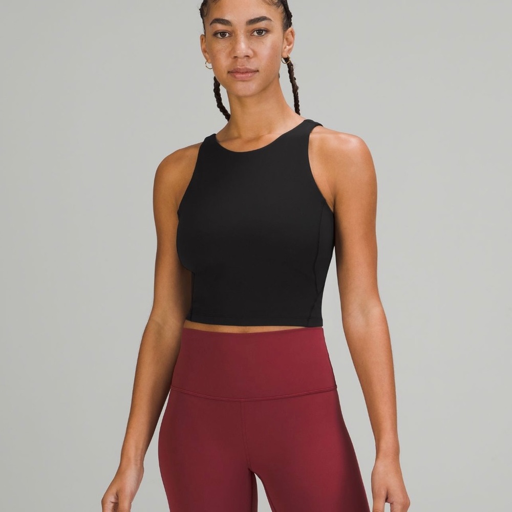 lululemon athletica Black Crop Top